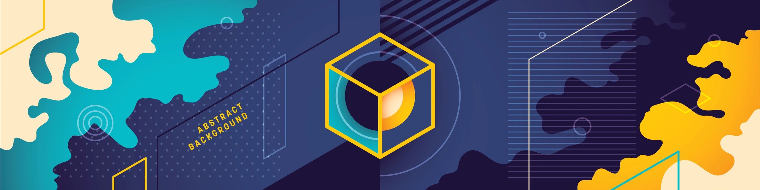 Abstract technology banner background