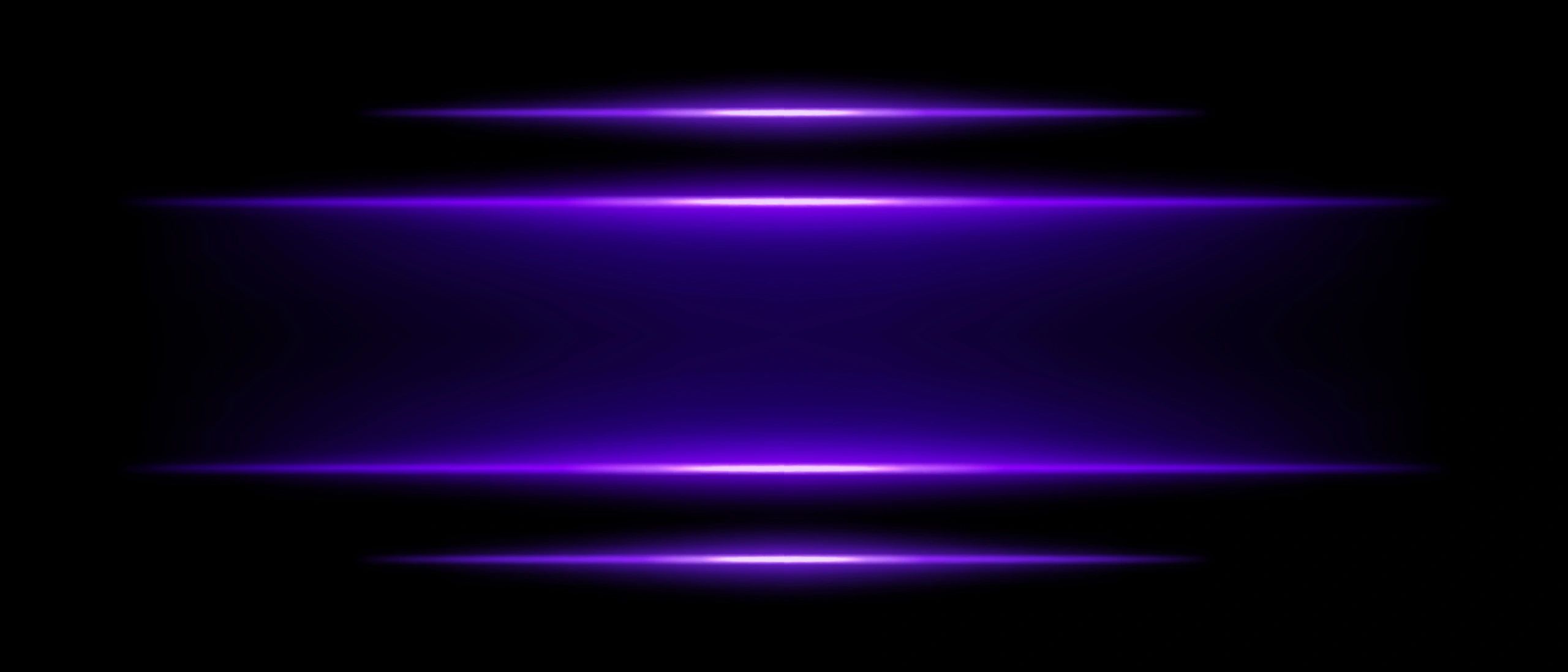Purple neon light beams abstract background